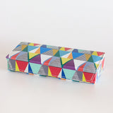 Pearlised Paper Leather Travel Jewelley Box- Kaleidoscope