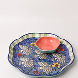 Perch -  Ceramic Chip & Dip Platter with Bowl