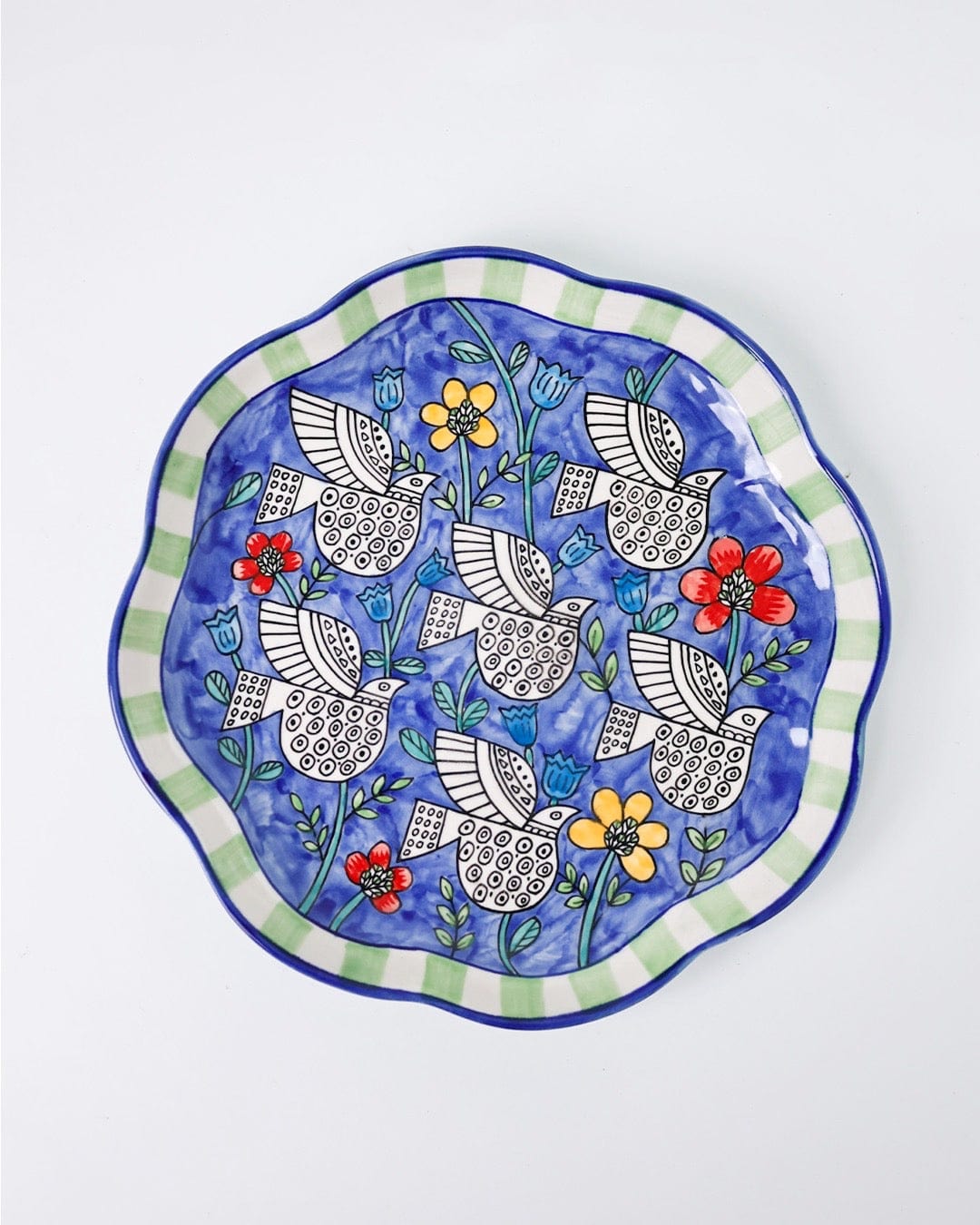 Perch -  Ceramic Chip & Dip Platter with Bowl