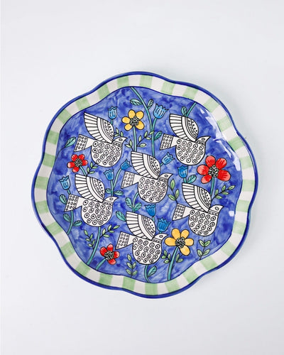 Perch -  Ceramic Chip & Dip Platter with Bowl