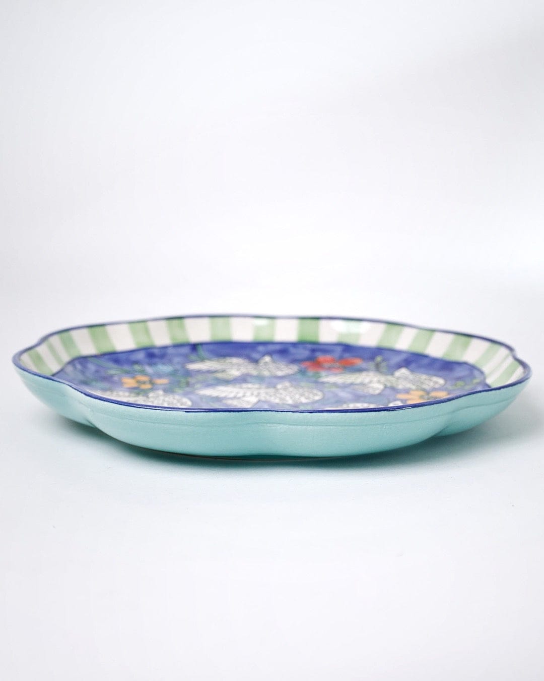 Perch -  Ceramic Chip & Dip Platter with Bowl