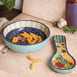 Perch Floral Pasta Bowl & Spoon Rest