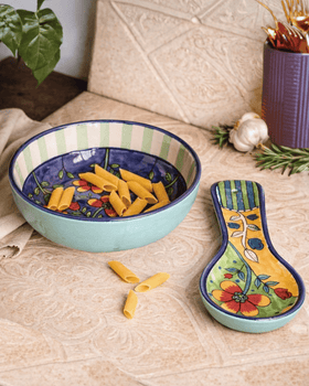 Perch Floral Pasta Bowl & Spoon Rest