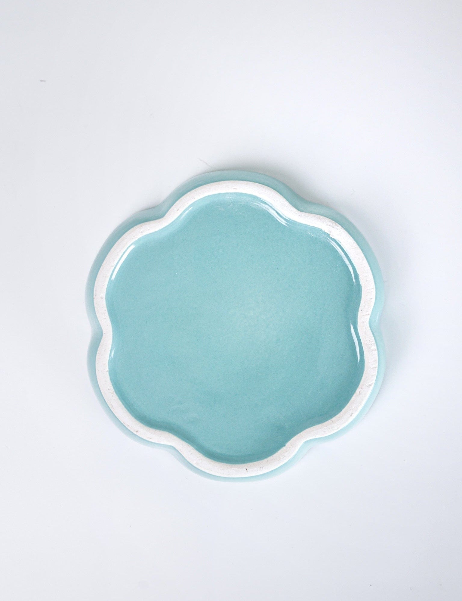 Perch Handpainted Ceramic Mini Flower Platter