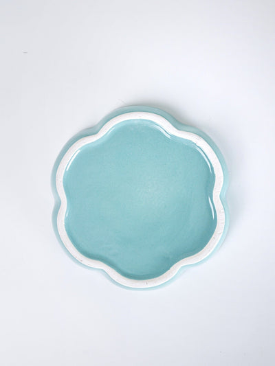 Perch Handpainted Ceramic Mini Flower Platter