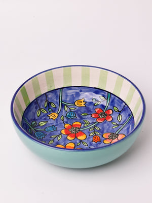Perch Handpainted Ceramic Pasta Bowl