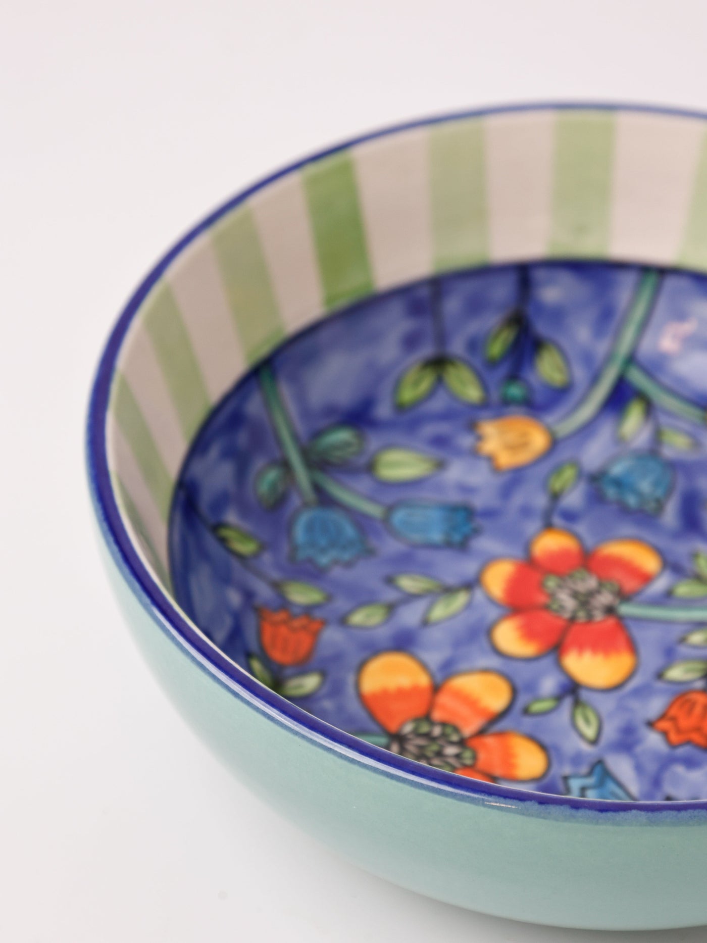 Perch Handpainted Ceramic Pasta Bowl