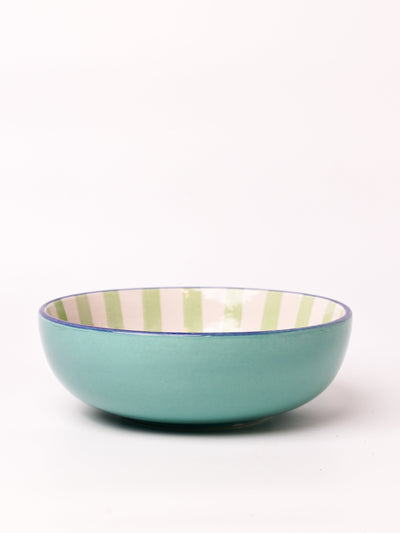 Perch Handpainted Ceramic Pasta Bowl