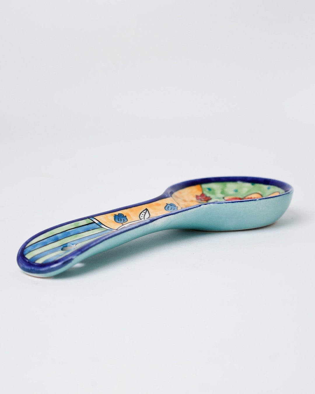 Perch Handpainted Ceramic Spoon Rest