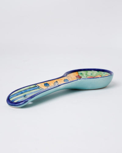 Perch Handpainted Ceramic Spoon Rest