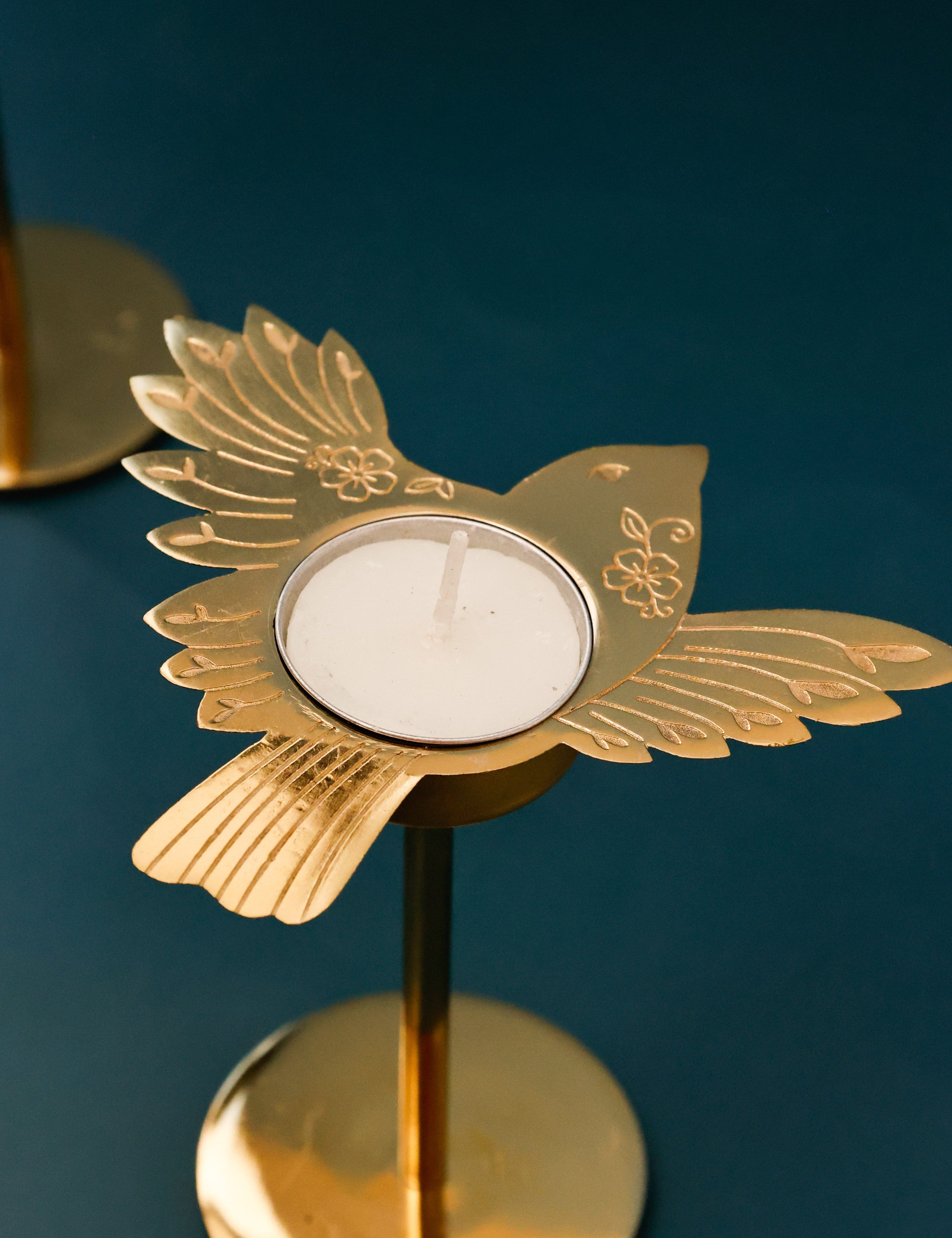 Perch Tealight Holders with Stand Gift Box - Set of 2