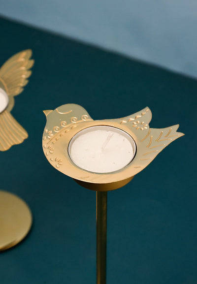 Perch Tealight Holders with Stand Gift Box - Set of 2
