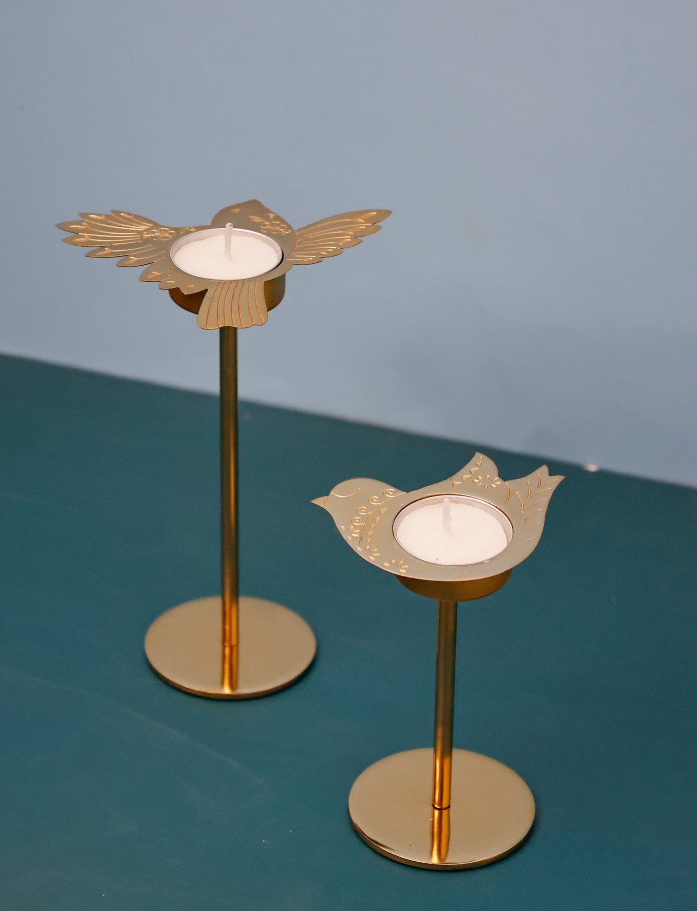 Perch Tealight Holders with Stand Gift Box - Set of 2