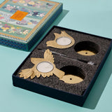 Perch Tealight Holders with Stand Gift Box - Set of 2