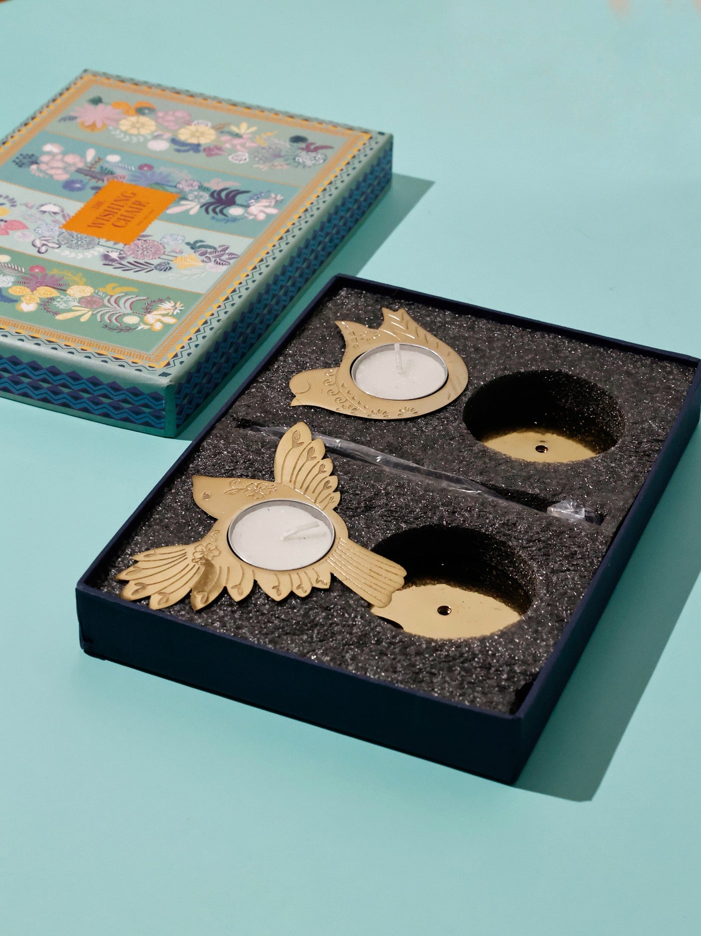 Perch Tealight Holders with Stand Gift Box - Set of 2