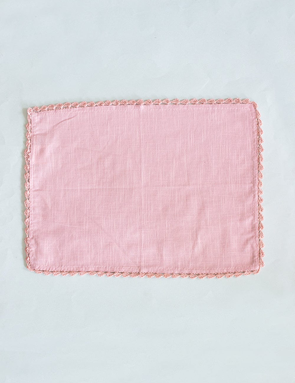 Petal Blush Hand Crochet Placemats - Set of 6