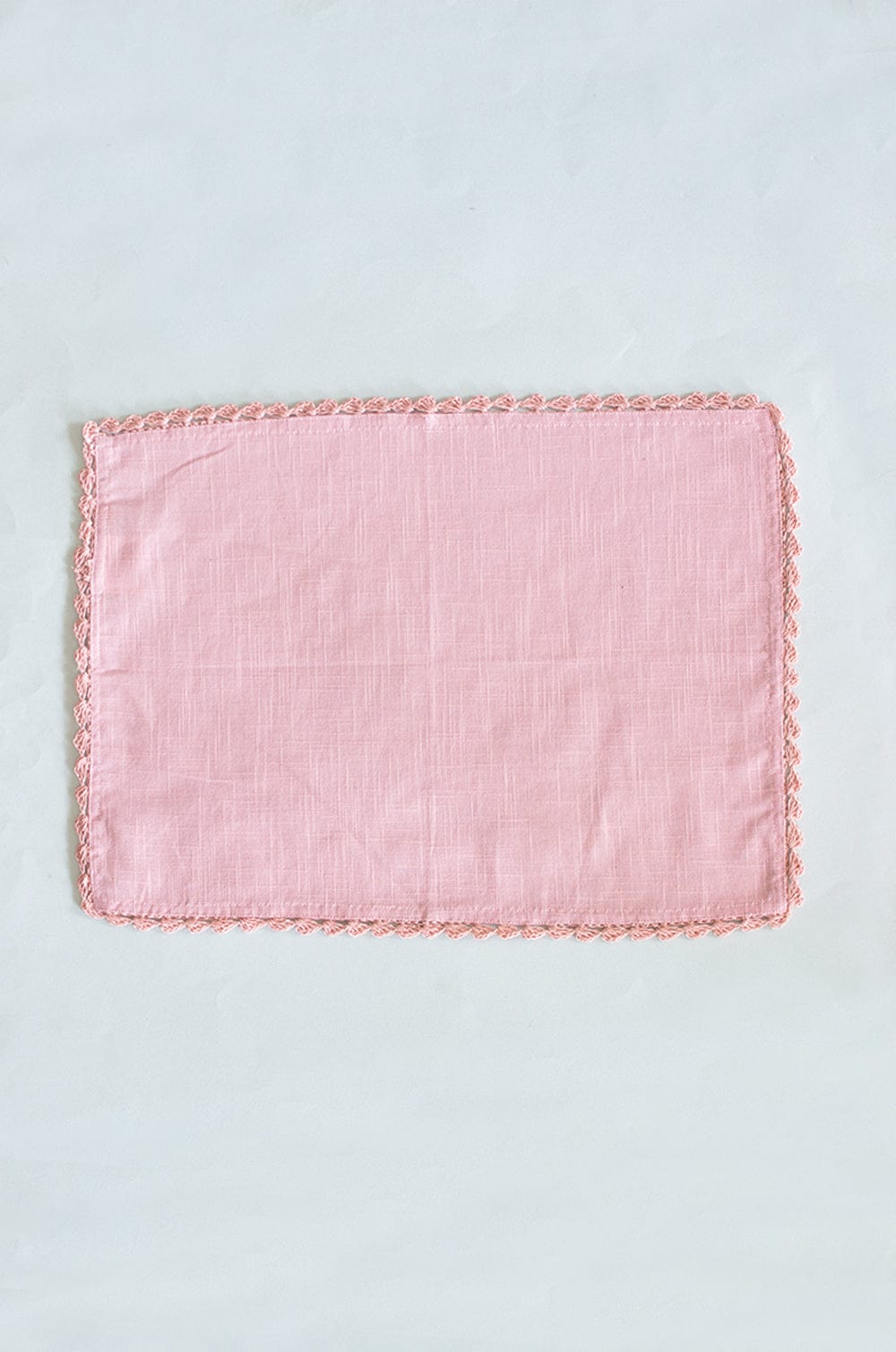 Petal Blush Hand Crochet Placemats - Set of 6