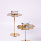 Phool Large Tealight Holders with Stand Gift Box - Set of 2