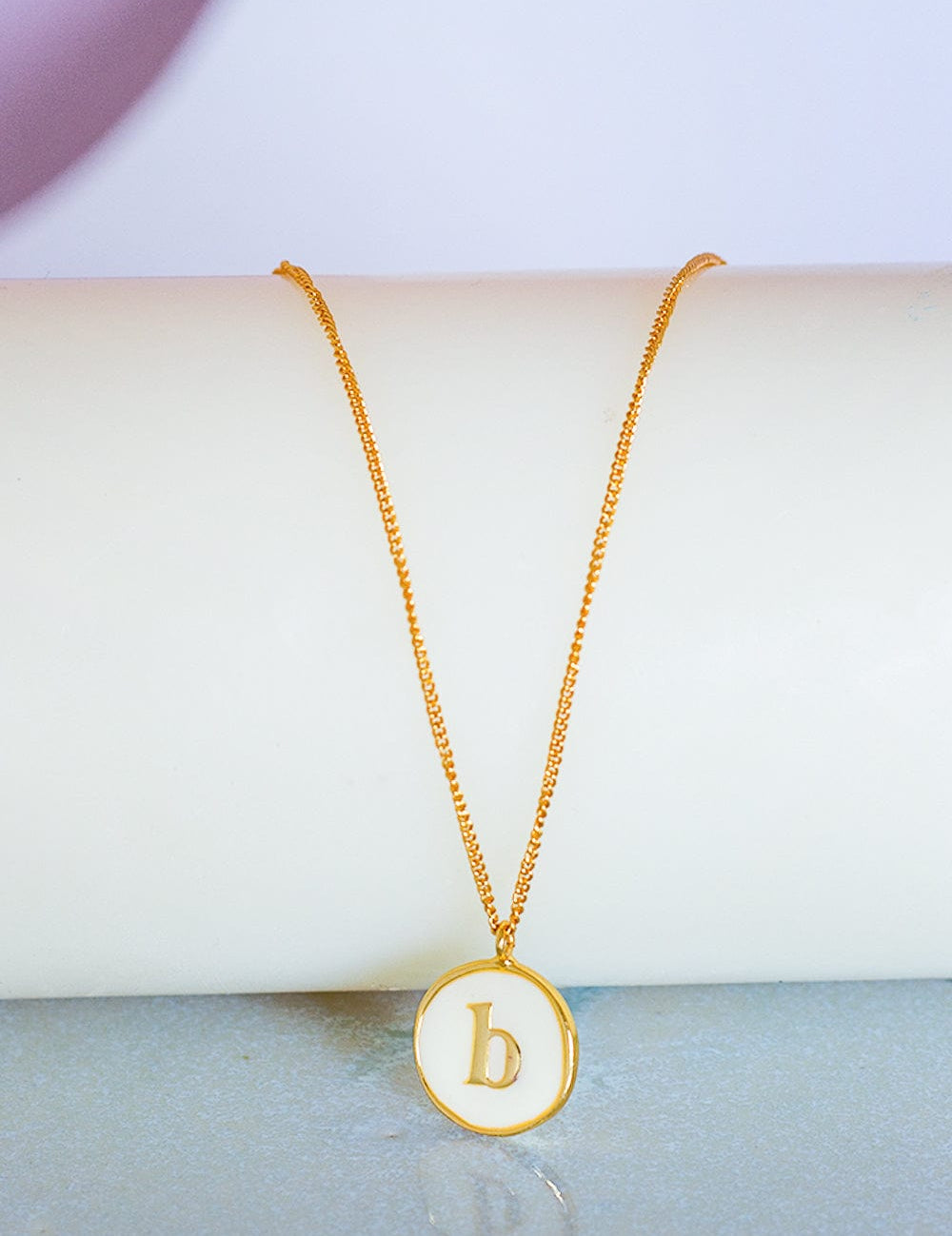 Photoframes & jewellery boxes B Monogram Pendant with Necklace
