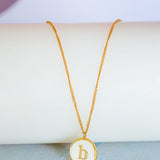 Photoframes & jewellery boxes B Monogram Pendant with Necklace