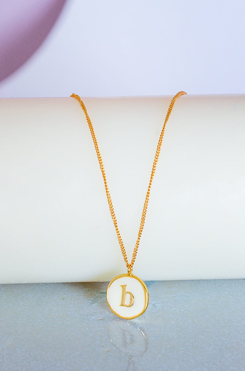 Photoframes & jewellery boxes B Monogram Pendant with Necklace