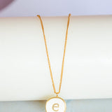 Photoframes & jewellery boxes E Monogram Pendant with Necklace