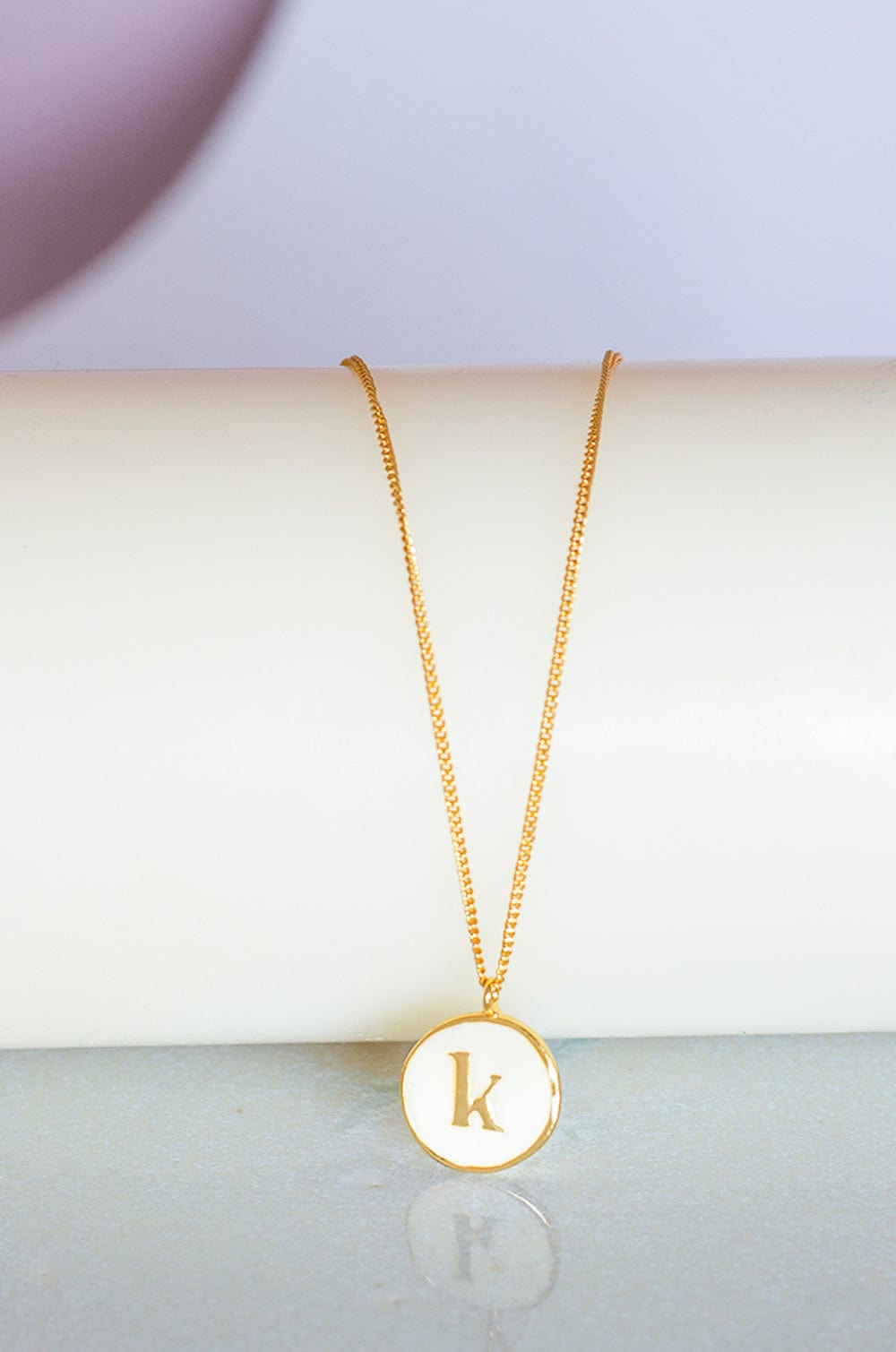 Photoframes & jewellery boxes K Monogram Pendant with Necklace