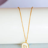 Photoframes & jewellery boxes M Monogram Pendant with Necklace