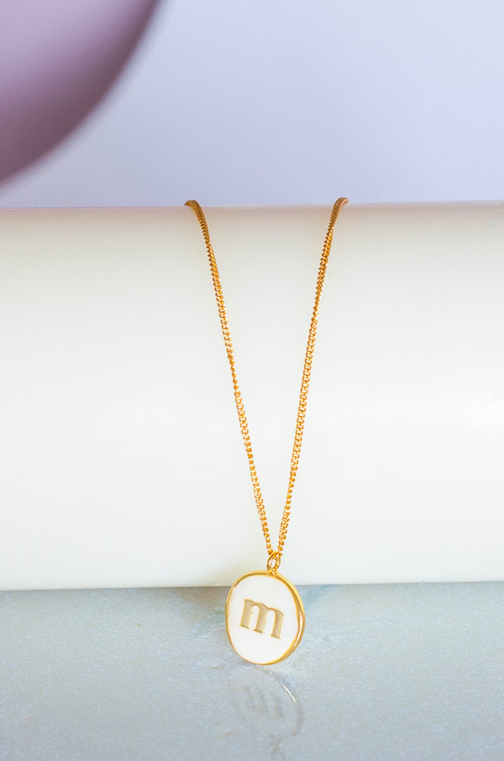 Photoframes & jewellery boxes M Monogram Pendant with Necklace