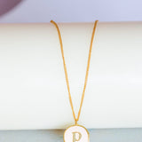 Photoframes & jewellery boxes P Monogram Pendant with Necklace