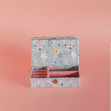 Photoframes & jewellery boxes Pearlised Paper Leather Travel Jewellery Box Small - Garden Fog