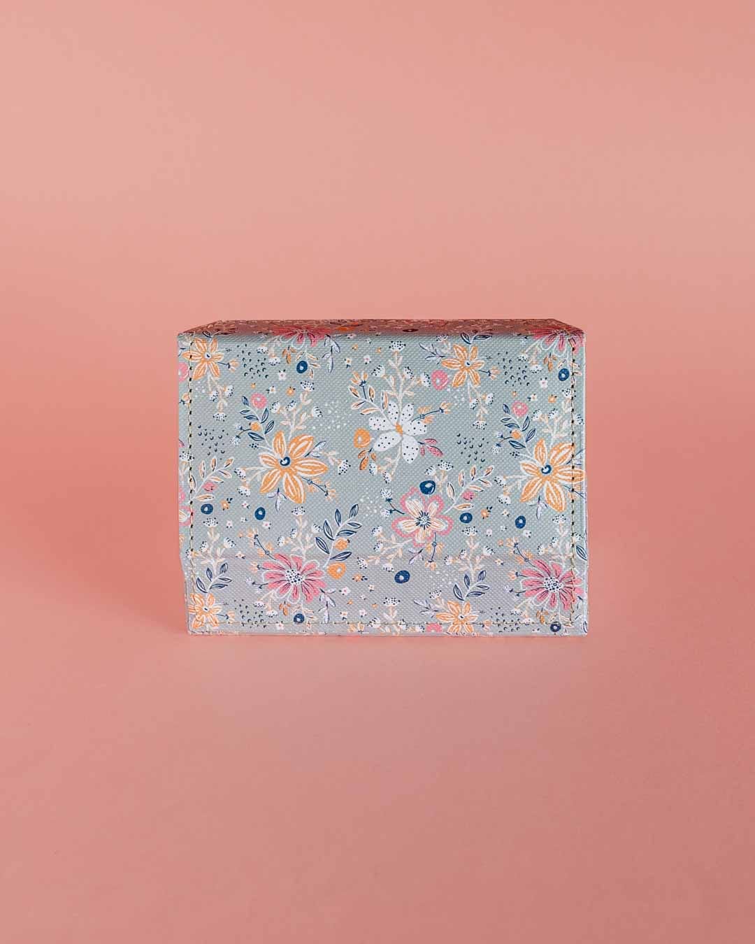 Photoframes & jewellery boxes Pearlised Paper Leather Travel Jewellery Box Small - Garden Fog