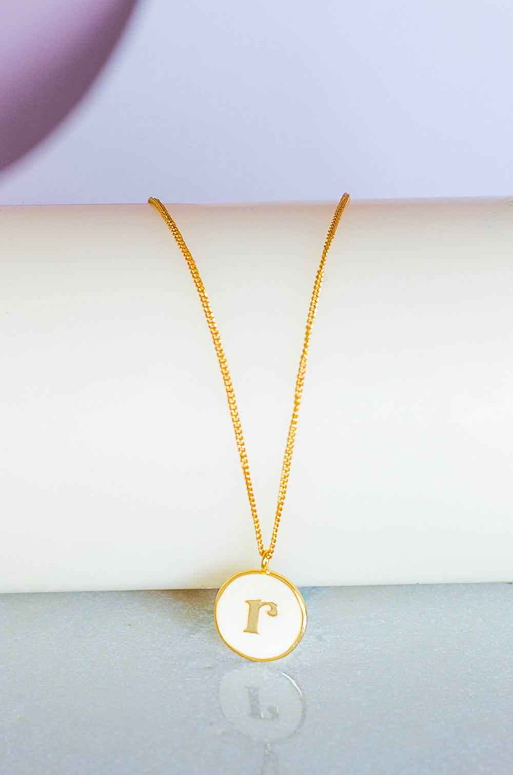 Photoframes & jewellery boxes R Monogram Pendant with Necklace