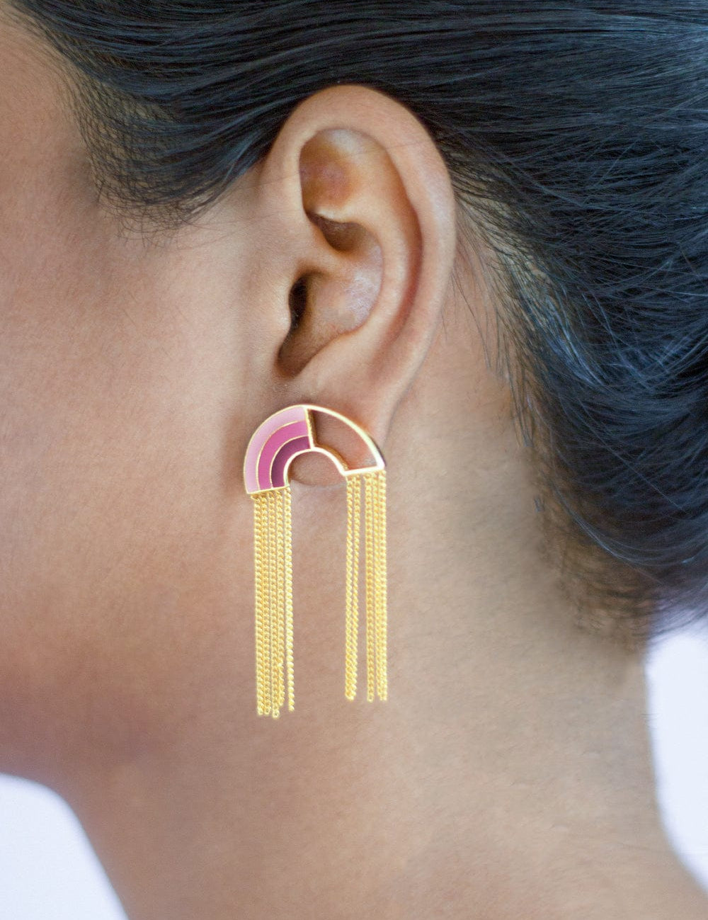 Photoframes & jewellery boxes Somewhere Over The Rainbow Gold Plated Earrings