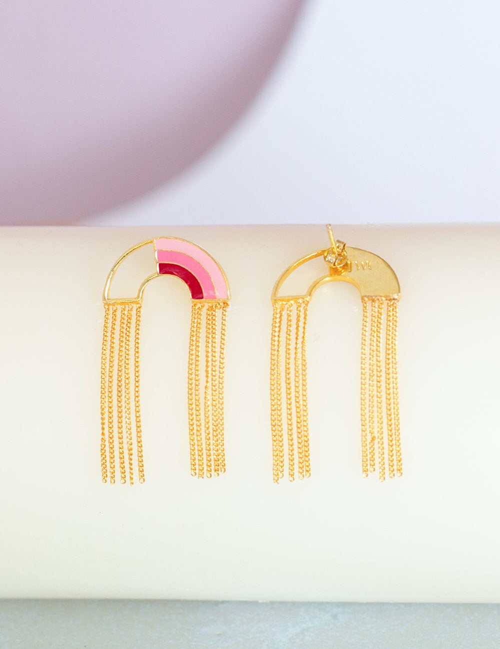 Photoframes & jewellery boxes Somewhere Over The Rainbow Gold Plated Earrings