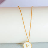 Photoframes & jewellery boxes V Monogram Pendant with Necklace