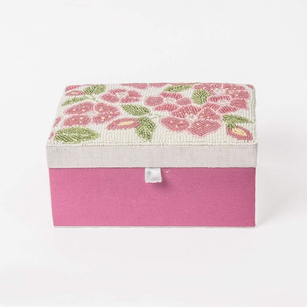 Pink Peonies Jewellery Box