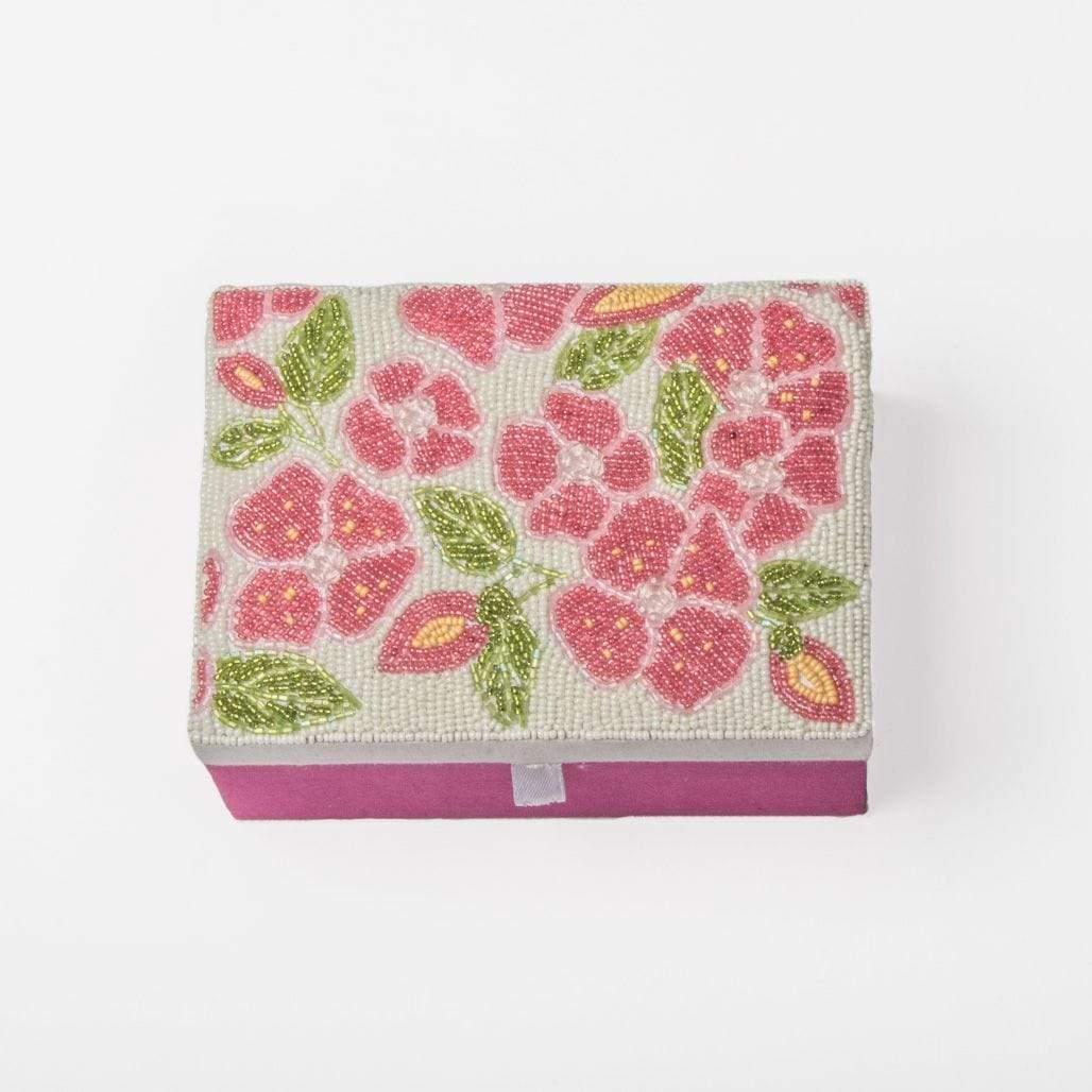 Pink Peonies Jewellery Box