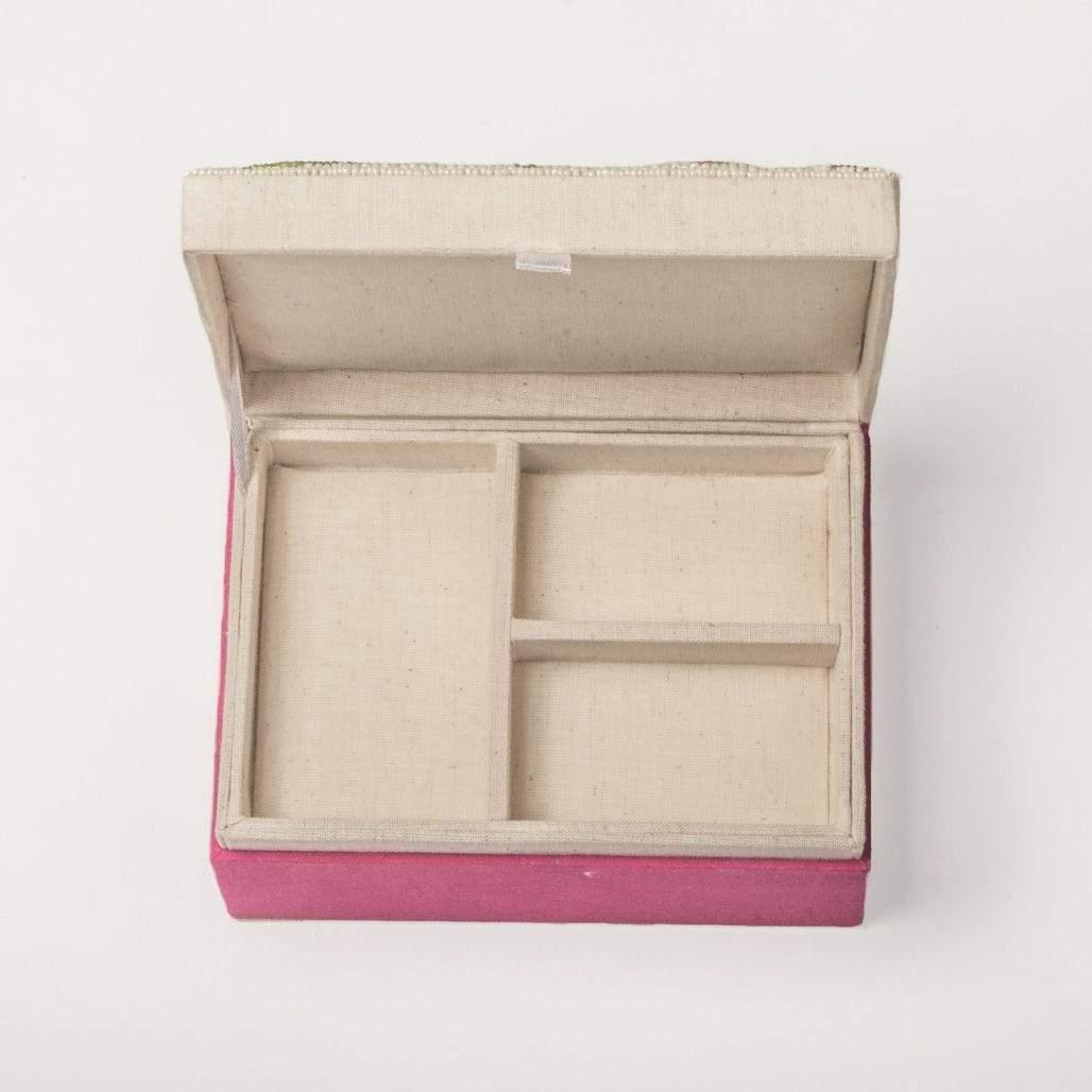 Pink Peonies Jewellery Box