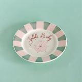 Plate Jalebi Baby Handpainted Ceramic Dessert Plate - Set of 4
