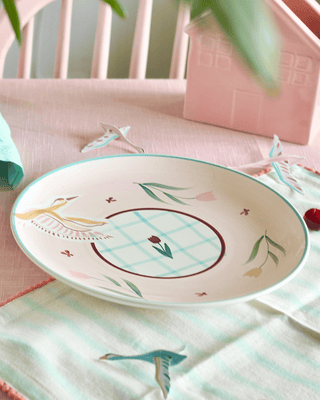 Plate Skylark Handpainted Ceramic Round Plate 25cm