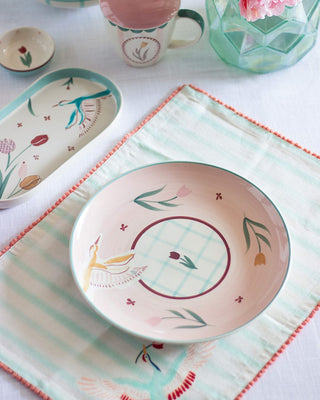 Plate Skylark Handpainted Ceramic Round Plate 25cm
