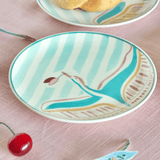Plate Skylark Handpainted Ceramic Round Plate Curve 16cm