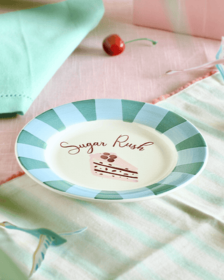 Plate Sugar Rush Handpainted Ceramic Dessert Plate 16.5 Cm