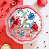 Plates Bella's Blue Bells Handpainted Ceramic Platter