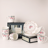 Plates & Cups Portrait of a Rose Chai Mugs & Snacks Plates | The Wishing Chair