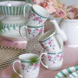 Plates & Cups Portrait of a Rose Chai Mugs & Snacks Plates | The Wishing Chair