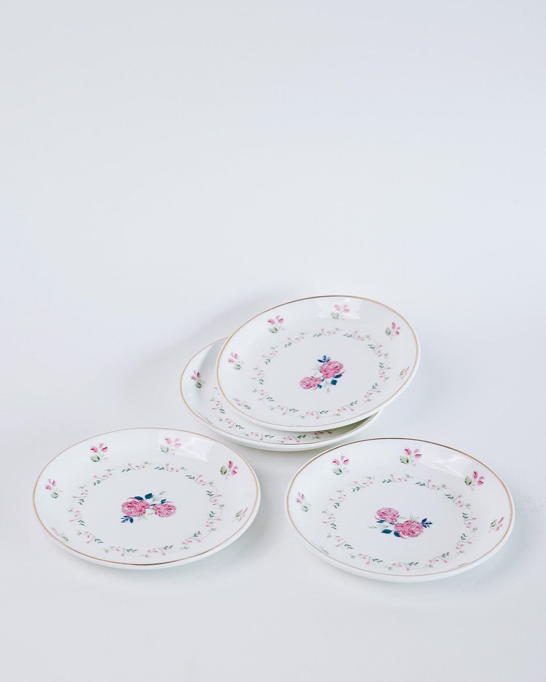 Plates & Cups Portrait of a Rose Chai Mugs & Snacks Plates | The Wishing Chair