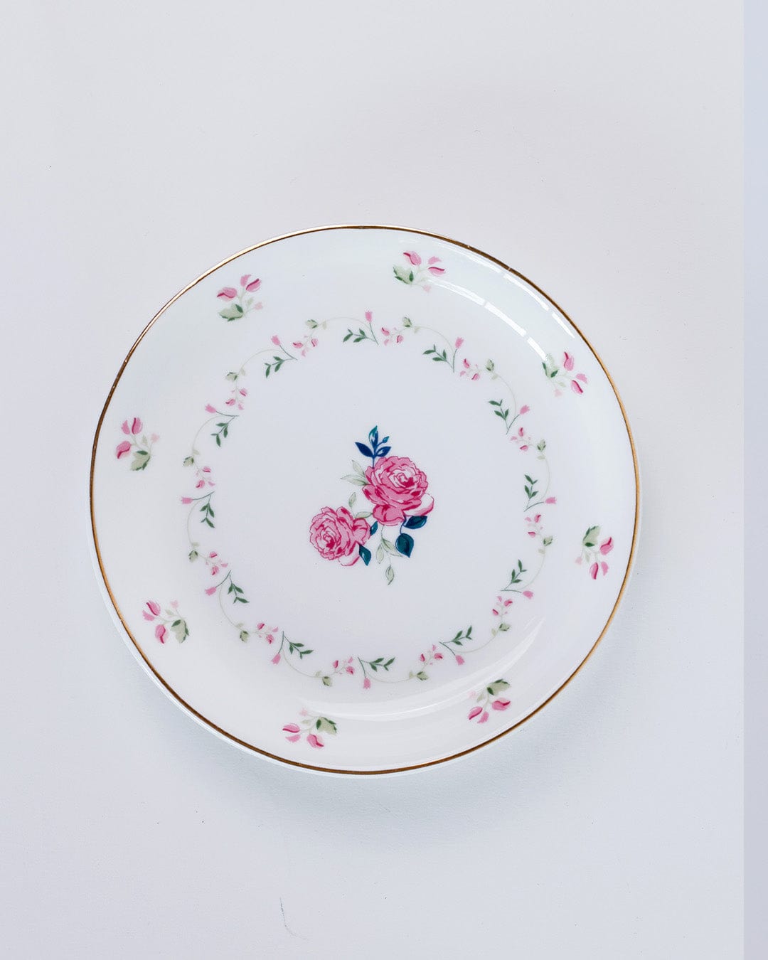 Plates & Cups Portrait of a Rose Chai Mugs & Snacks Plates | The Wishing Chair