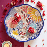 Plates Secret Garden Ceramic Handpainted Platter